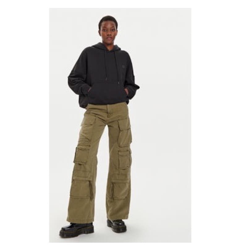 Дамска блуза -  304543685 - Памук/Полиестер - Черна - Черен ALPHA INDUSTRIES