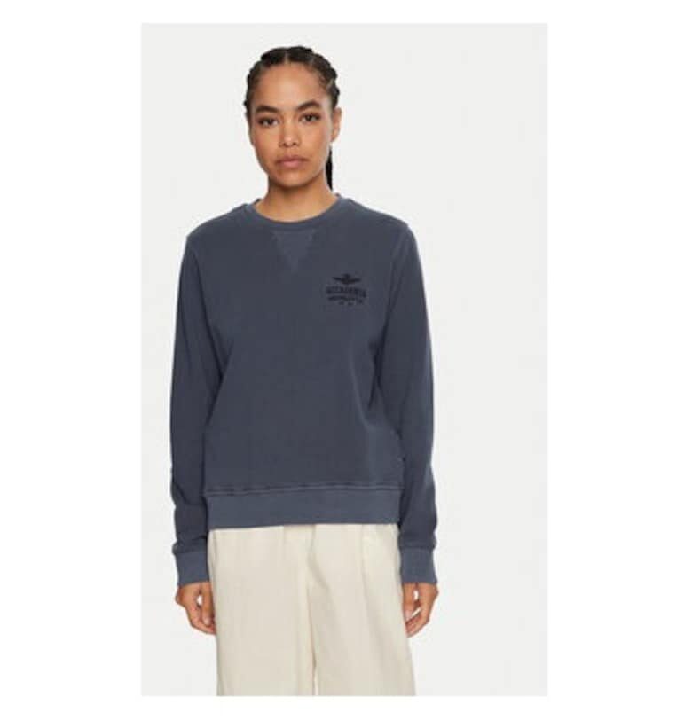 Дамска блуза -  304563522 - Памук - Син - Син Aeronautica Militare