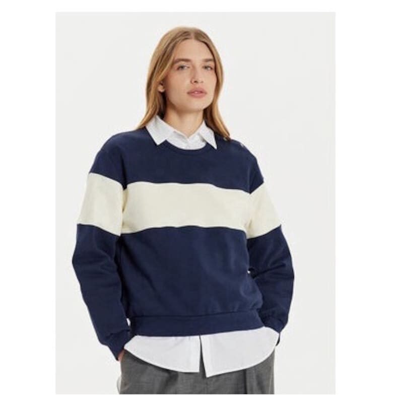 Дамска блуза -  304723766 - Памук - Син - Син Gant