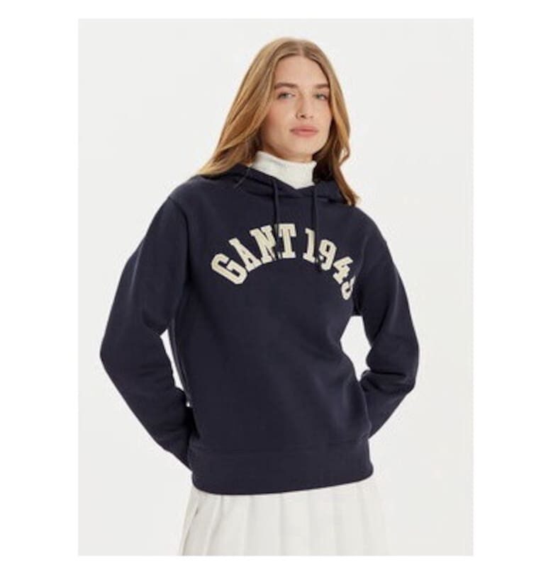 Дамска блуза -  304723780 - Памук - Син - Син Gant