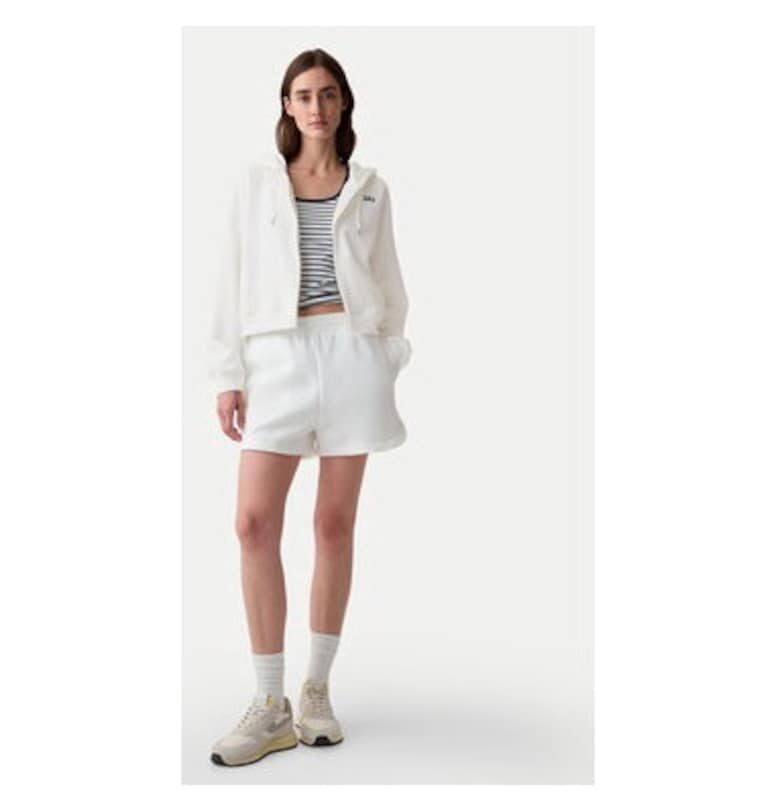 Дамска блуза -  304837777 - Памук/Полиестер - Бяла - Бял GAP