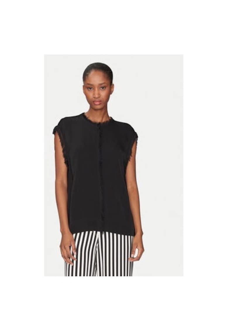 Дамска блуза - 305138378 - Вискоза - Черна - Черен Day Birger