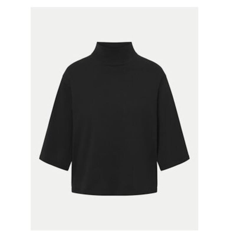 Дамска блуза -  305182838 - Памук/Модал/Найлон - Черна - Черен Joop