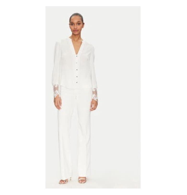 Дамска блуза -  305252876 - Полиестер - Бяла Morgan