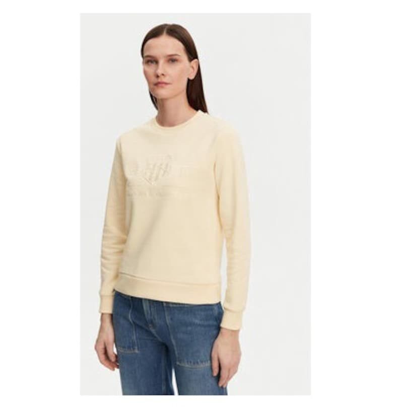 Дамска блуза -  305367105 - Памук - Бежов - Бежов Gant