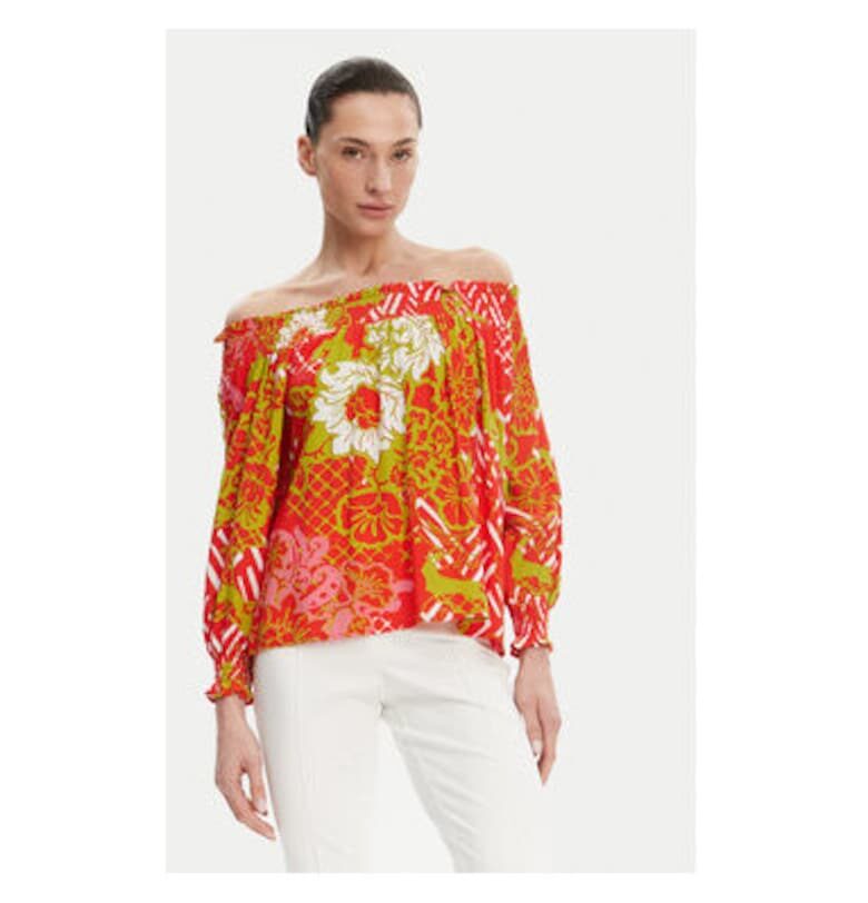 Дамска блуза  511BD45023 - Вискоза - Многоцветна Gaudi