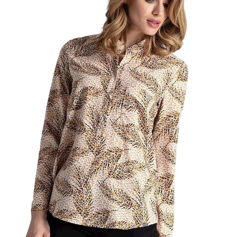 Дамска блуза 5902 -  Полиестер - Многоцветна Figl