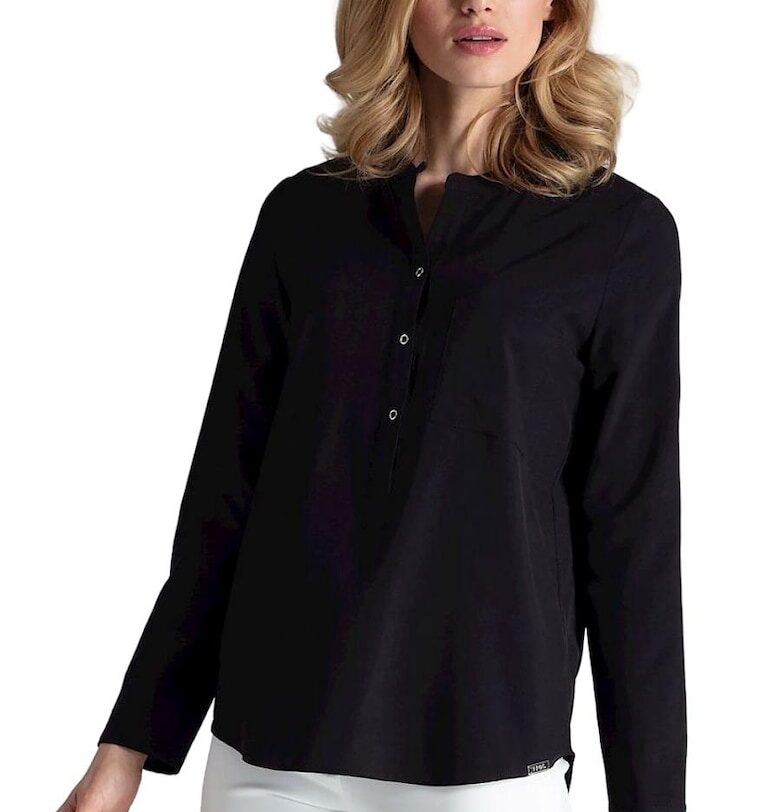 Дамска блуза 5902194367 -  Полиестер - Черна Figl