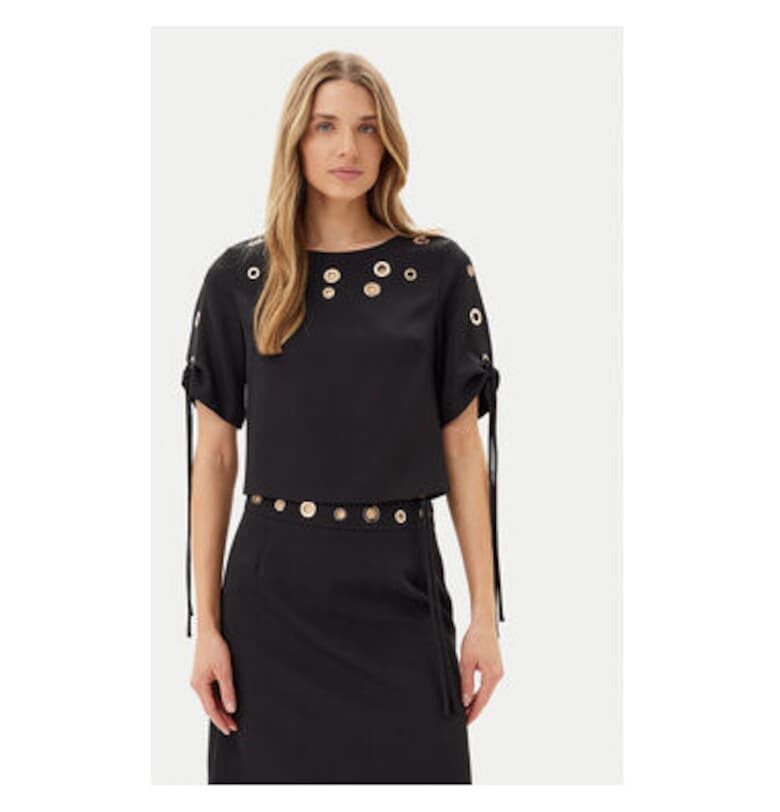 Дамска блуза  Полиестер - Черен ARTIGLI