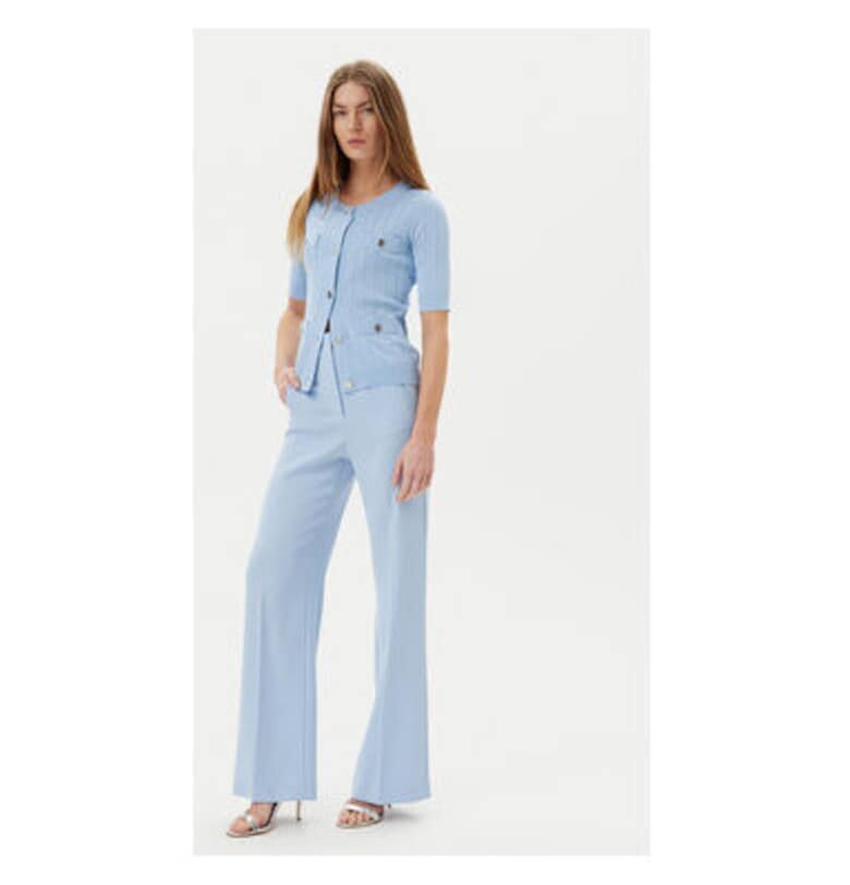 Дамска блуза  ACMA001877 - Вискоза/Найлон - Синя - Син ARTIGLI