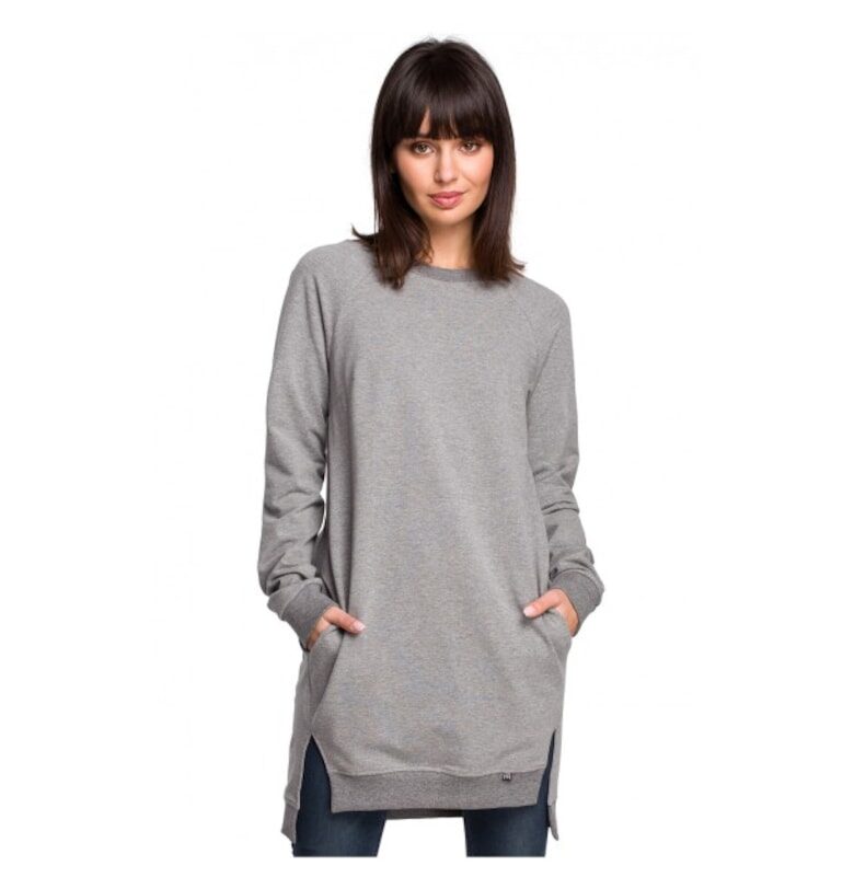 Дамска блуза -  B101 - Памук - 2XL - Сива BeWear