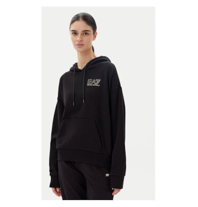 Дамска блуза Emporio Armani  7W000101 AF12473 - Памук/Полиестер - Черна EA7