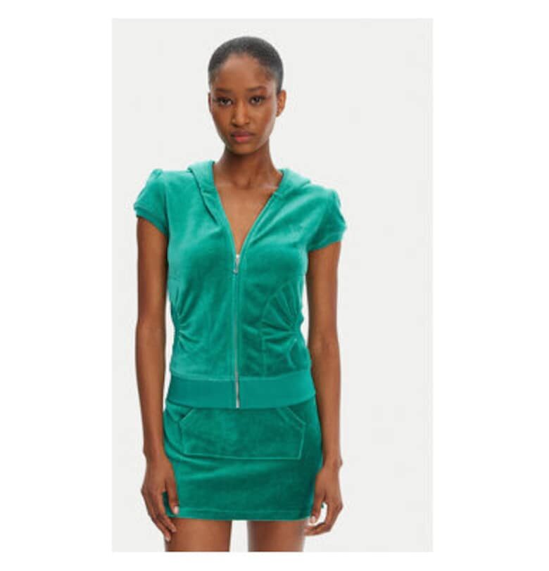 Дамска блуза  JCGAS125021 - Памук/бамбук - Зелен - Зелен Juicy Couture