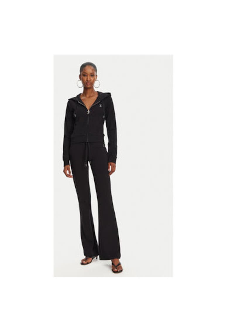 Дамска блуза JCWAS125310 - Памук/Модал - Черна - Черен Juicy Couture