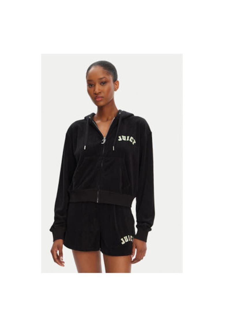 Дамска блуза JCWAS125321 - Памук/Модал - Черна - Черен Juicy Couture