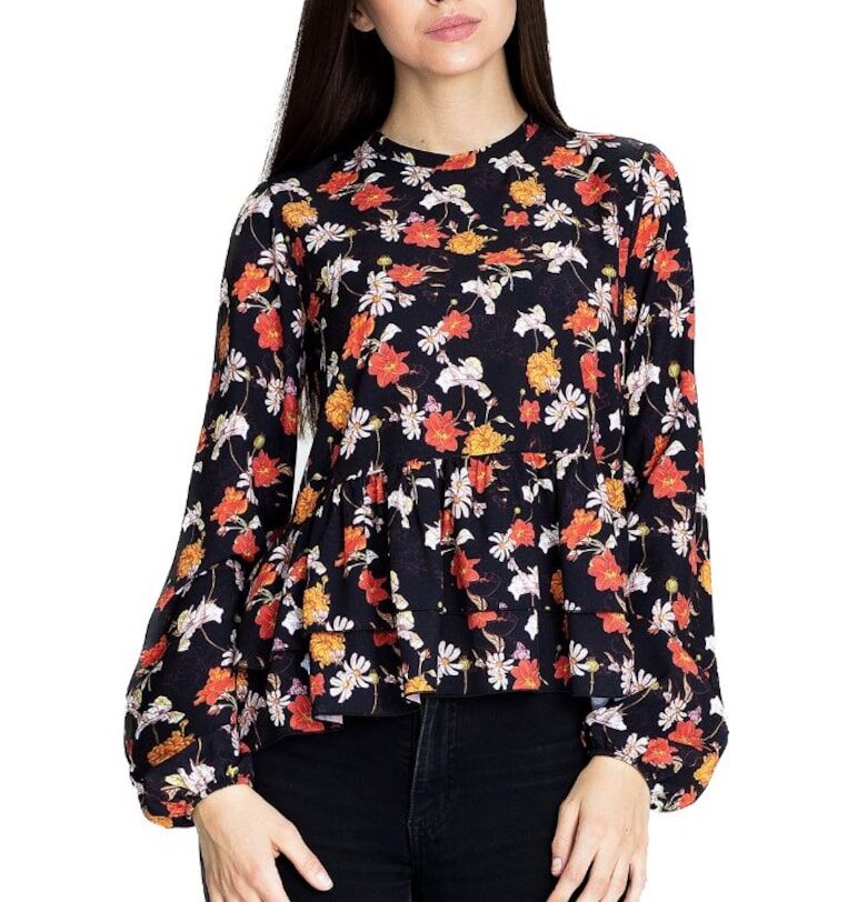 Дамска блуза Nidine M594 черна Figl