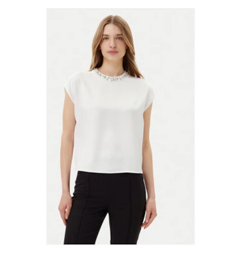 Дамска блуза  RIC3JBA - Полиестер - Бял - Бял Imperial