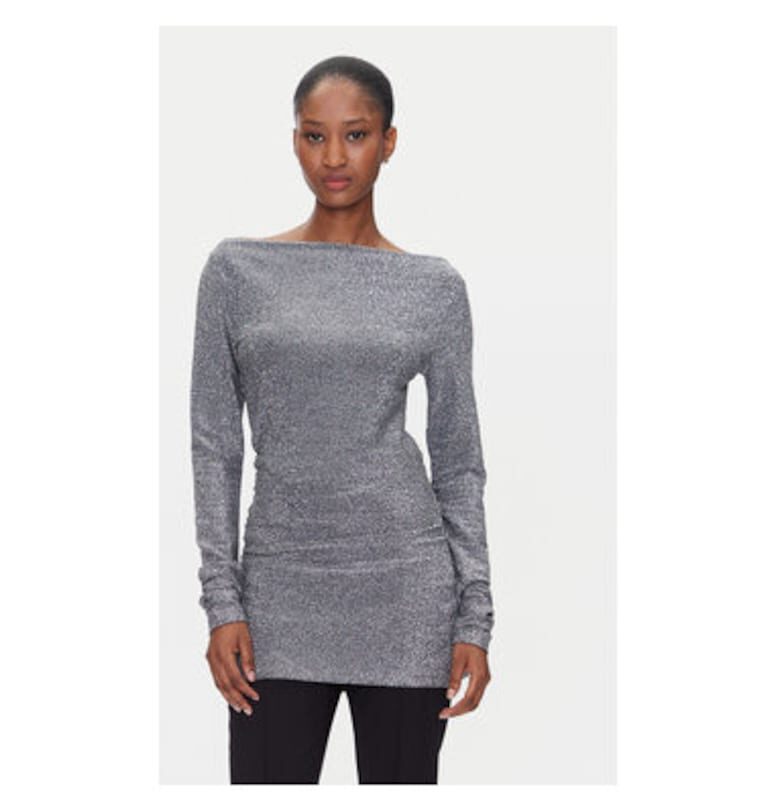 Дамска блуза  T Mikkelsen - DAY65243582 - Вискоза - Сив - Сив Day Birger