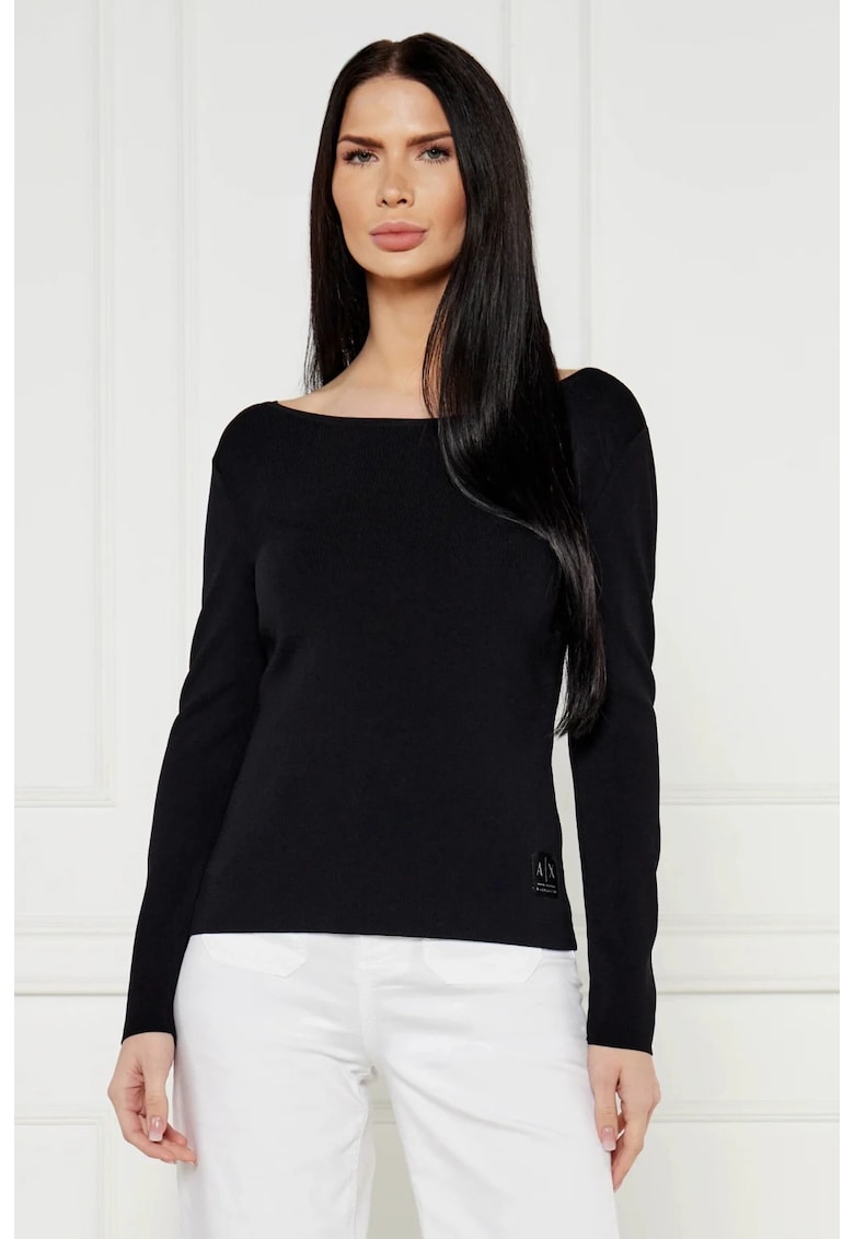 Дамска блуза XW000047 - Черен ARMANI EXCHANGE