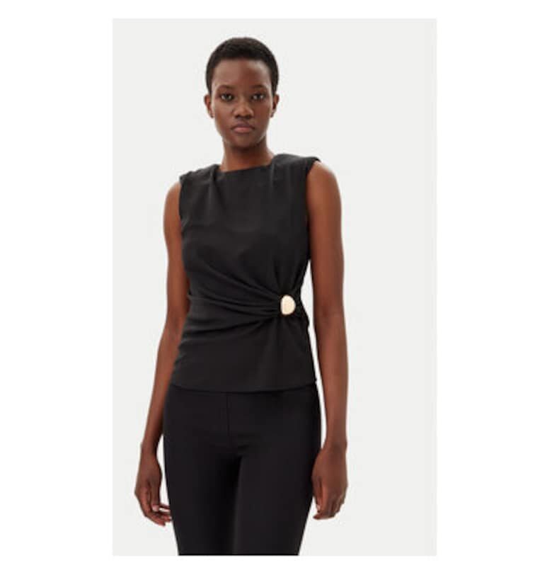 Дамска блуза  YM1004C - Полиестер - Черен - Черен kontatto