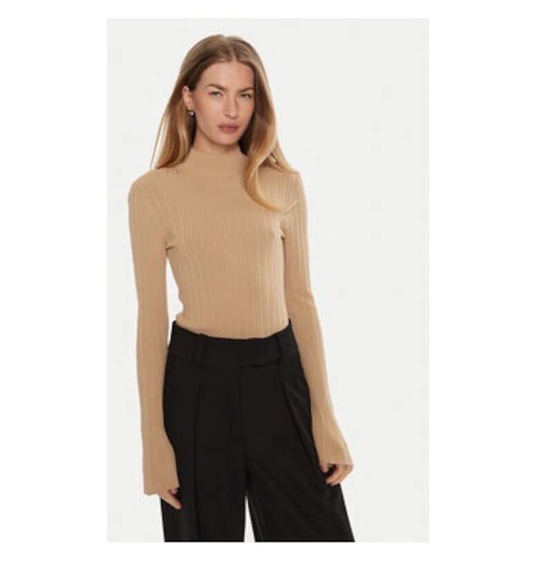 Дамска блуза - Айви Дъб - 304209925 - Вискоза/Полиамид - Бежов - Бежов IVY OAK