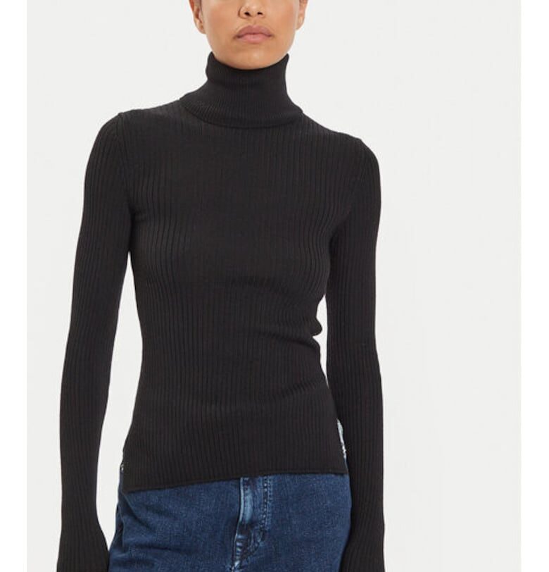 Дамска блуза - Айви дъб - 304213311 - Мериносова вълна - Черна - Черен IVY OAK