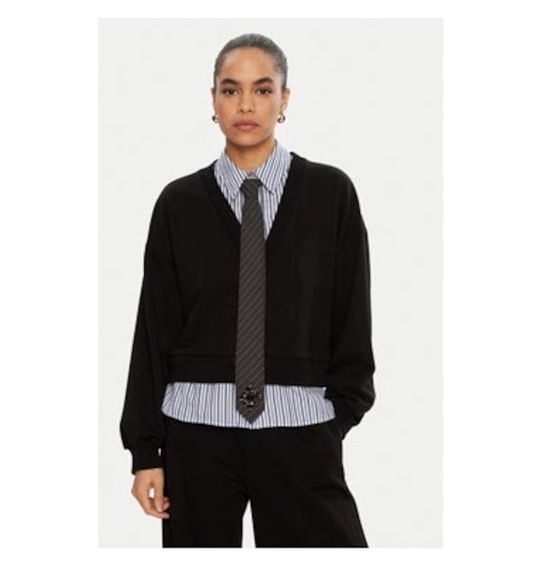 Дамска блуза - Империал - 305013323 - Памук/Полиестер - Черна - Черен Imperial