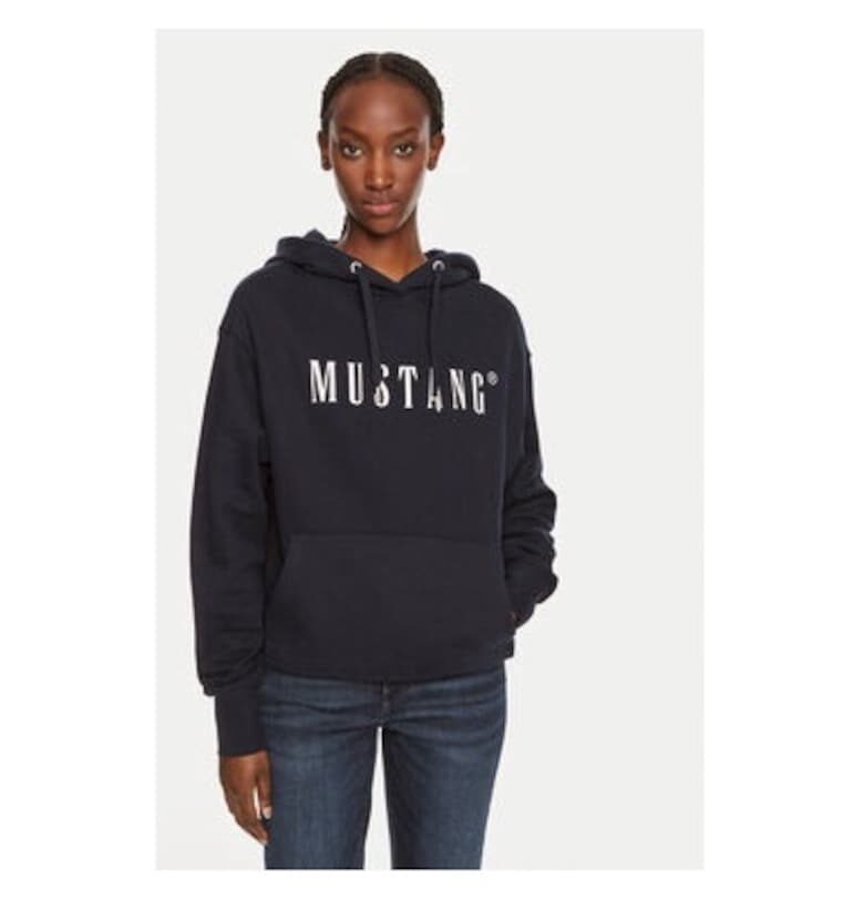 Дамска блуза - Мустанг - 304339813 - Памук - Син - Син Mustang