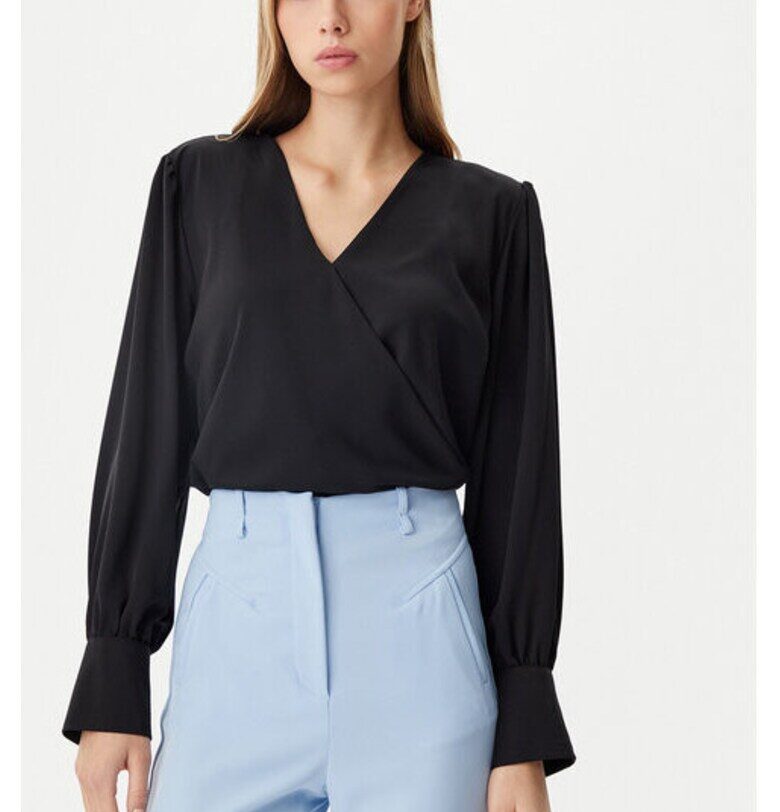 Дамска блуза - Ринасименто - 305317643 - Полиестер - Черен - Черен Rinascimento