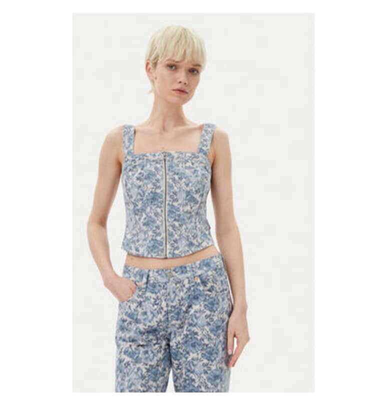 Дамска блуза  размер S - 001W4-0001 - памук - син - Син Levis