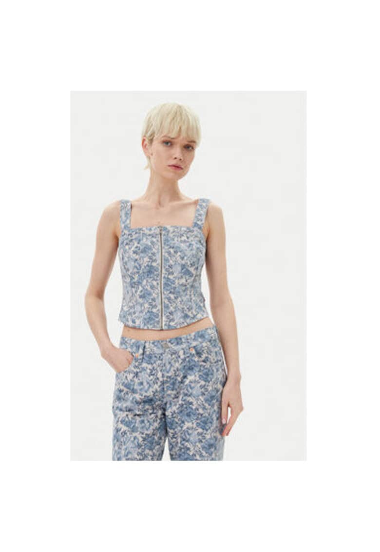 Дамска блуза размер S - 001W4-0001 - памук - син - Син Levis