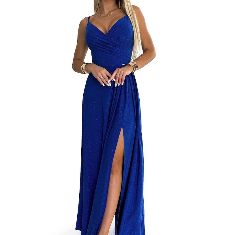 Дамска вечерна рокля Chiara - Син Numoco