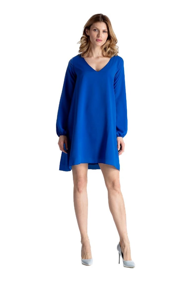 Дамска вечерна рокля Elyannin M566 светло синя - Светлосин Figl