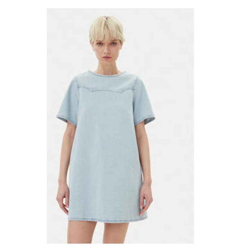 Дамска дънкова рокля Levi S - 001WD-0000 - Синтетика - Светлосин - Светлосин Levis