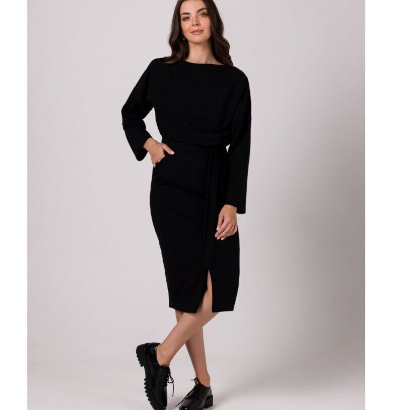 Дамска ежедневна рокля -  Cadwahan - Черен BeWear