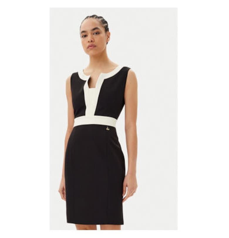 Дамска коктейлна рокля  ACAB000933 - Синтетика - Черен ARTIGLI