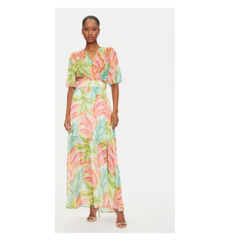 Дамска лятна рокля  251-RCARI.F - Полиестер - Многоцветна - Многоцветен Morgan