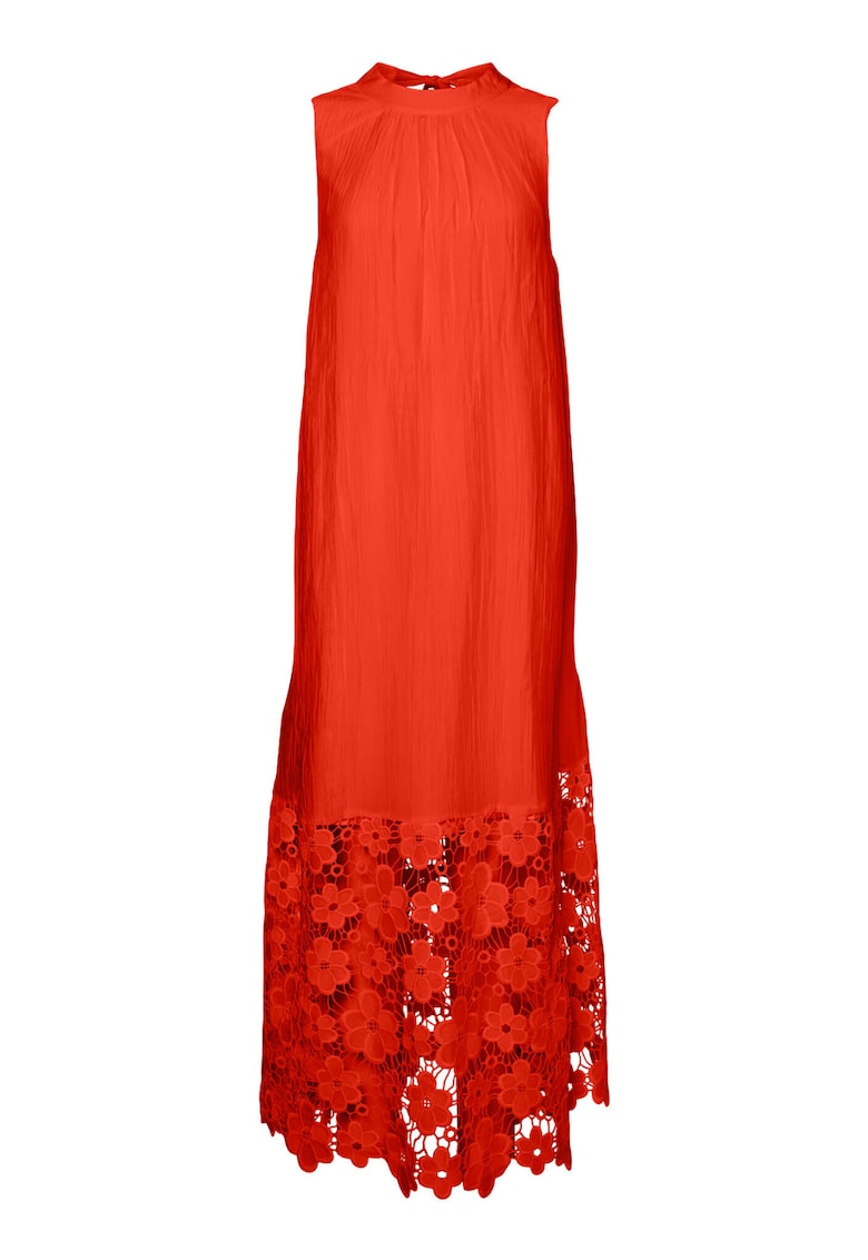 Дамска лятна рокля 26037703 - Лиосел/Полиамид - Червен Yas
