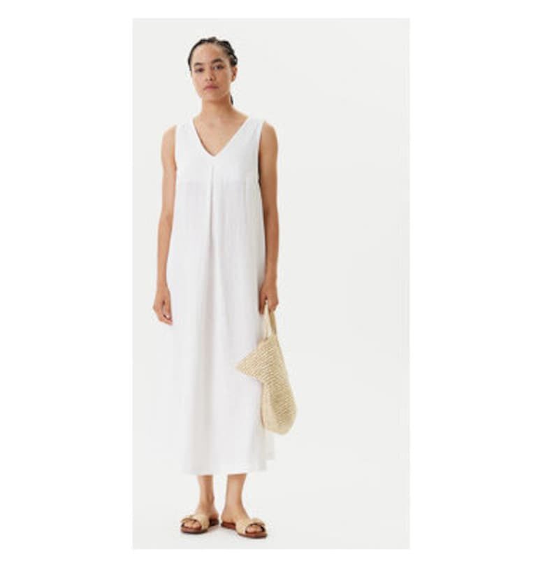 Дамска лятна рокля  4AGHDV07C3 - Бял United Colors of Benetton