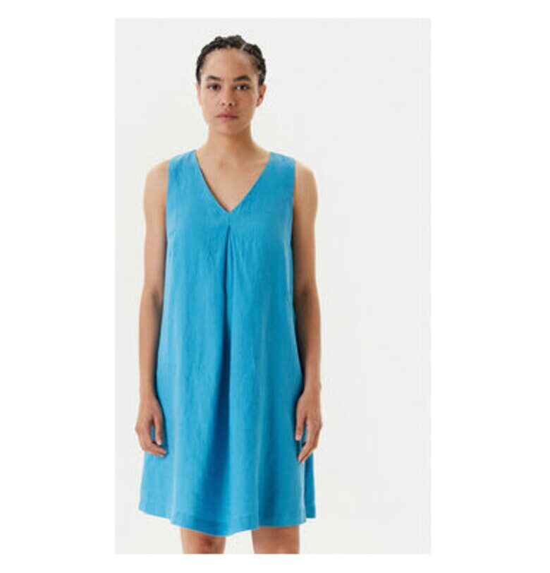 Дамска лятна рокля  4AGHDV0AX - In - L INTL - Син - Син United Colors of Benetton