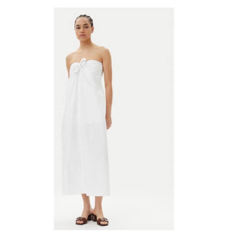 Дамска лятна рокля  5568202 - Памук - Бяла - Бял Birgitte Herskind