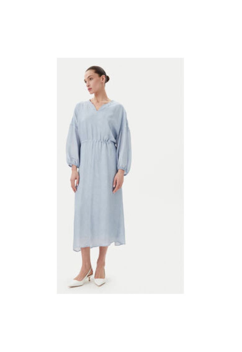 Дамска лятна рокля BBW4441 - Вискоза - Синя - Син Bruuns Bazaar