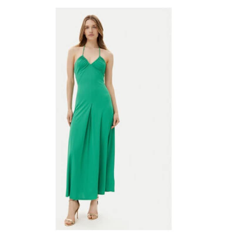 Дамска лятна рокля  GPP25330VE - Полиестер/Еластан - Зелен Silvian Heach