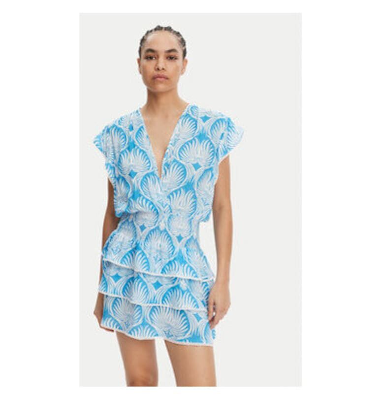 Дамска лятна рокля  JESS - Вискоза - Син - Син Melissa odabash