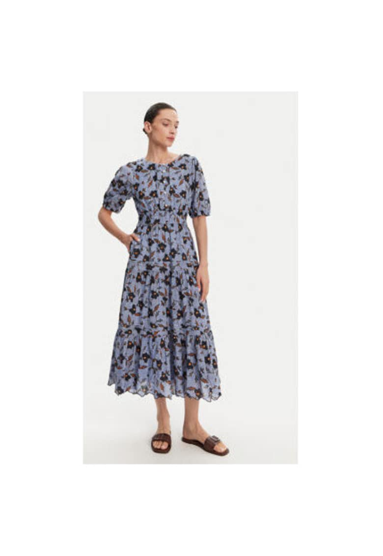 Дамска лятна рокля PL953695 - Памучен - Светлосин - Светлосин Pepe Jeans