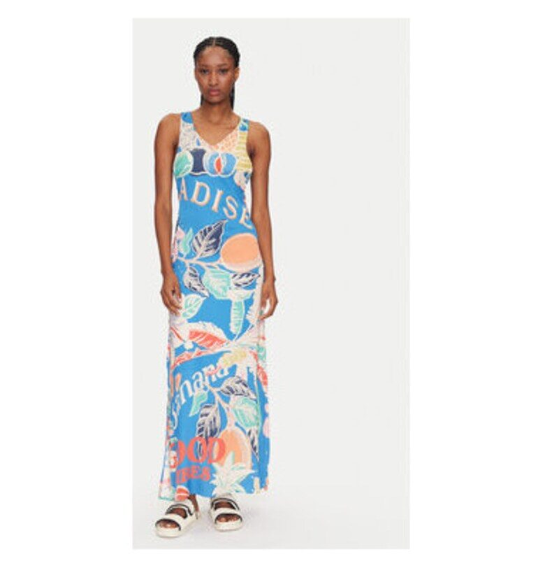 Дамска лятна рокля  PT2648CLD001 - Вискоза - Син - Син Maaji