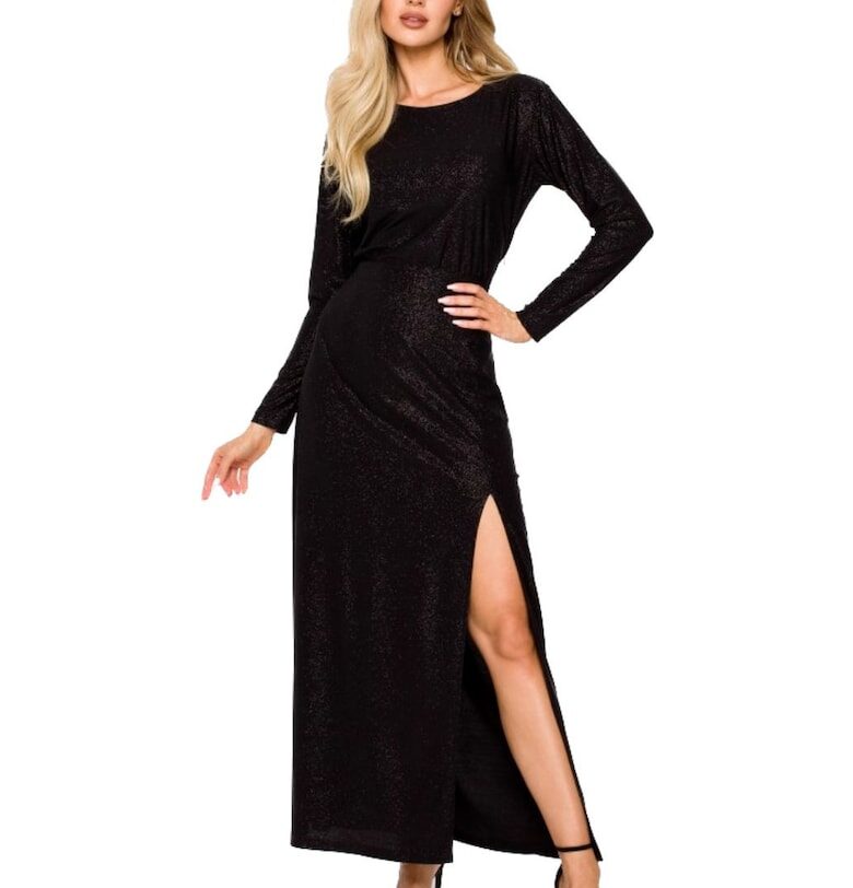 Дамска макси рокля -  Черен MOE