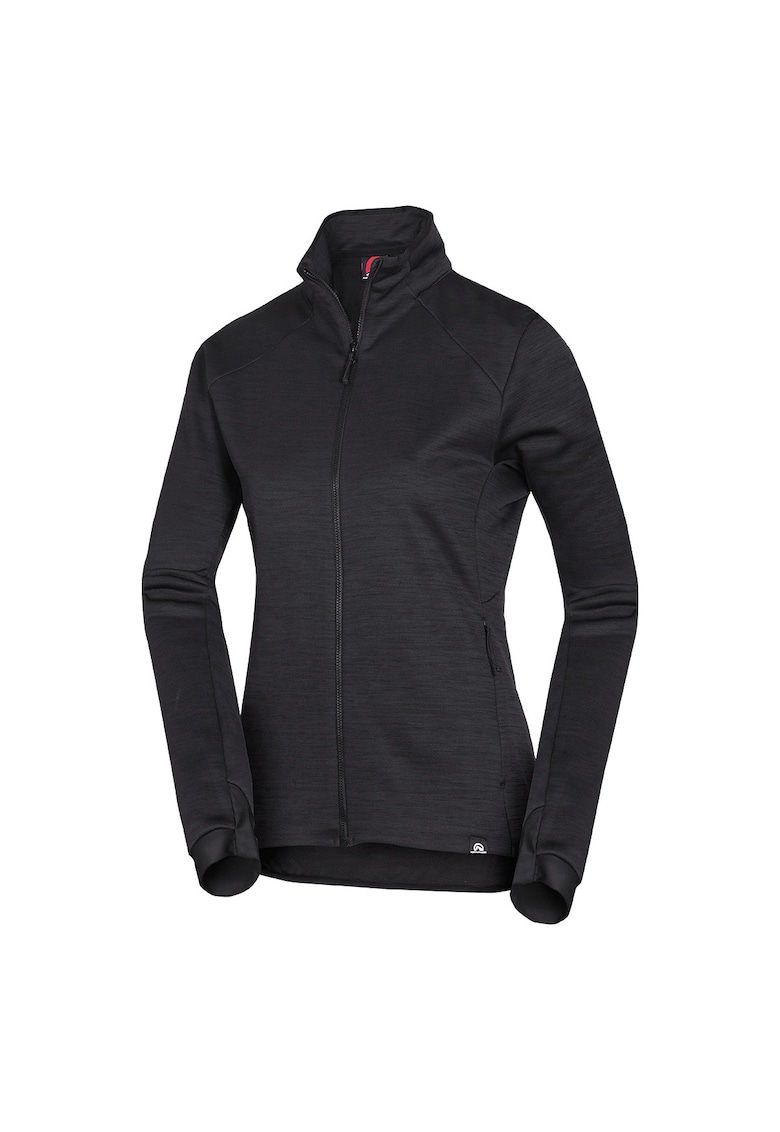 Дамска меланжирана поларна блуза против натрупване Connie - Черен NORTHFINDER