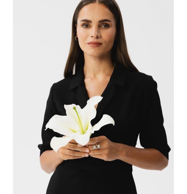 Дамска миди рокля -  Bohodawc - черна - Черен Stylove