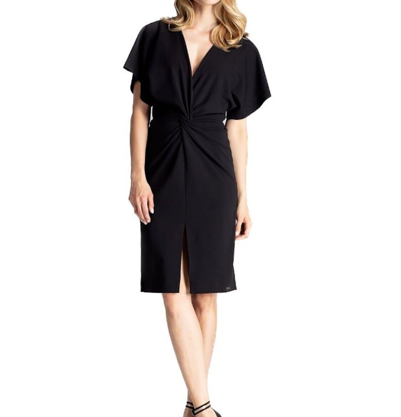 Дамска мини рокля Gaherddhin M687 черна - Черен Figl